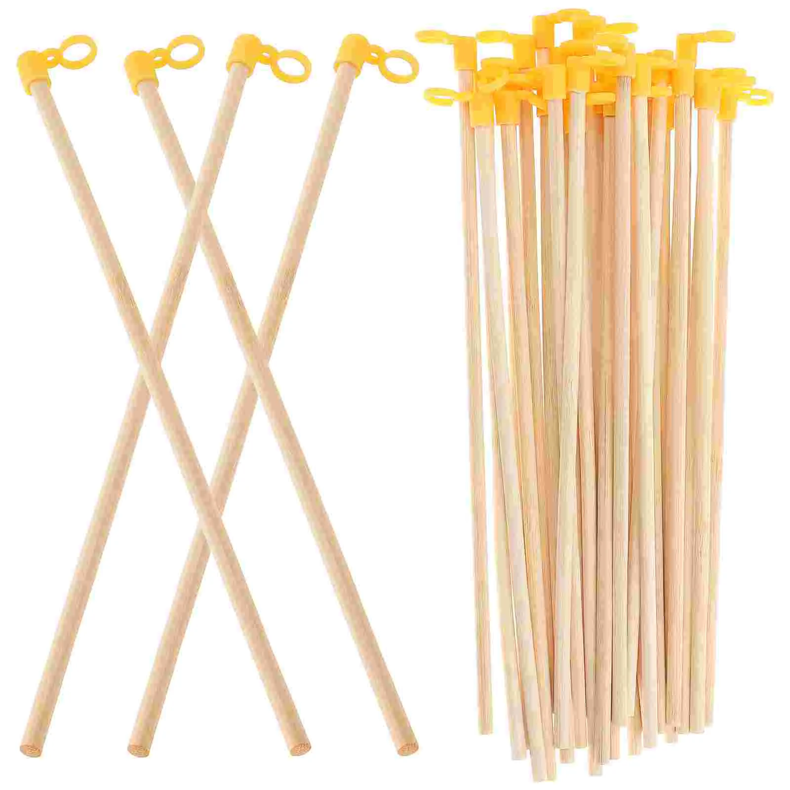 Lantern Handle Handles Lanterns Pole for Making Wood Rod Sticks Paper Wooden Poles Rechargeable