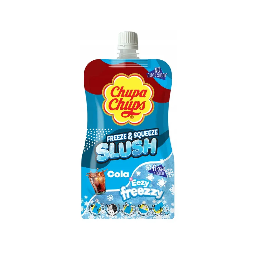 Chupa chups sugar shop cola flavor slush drink