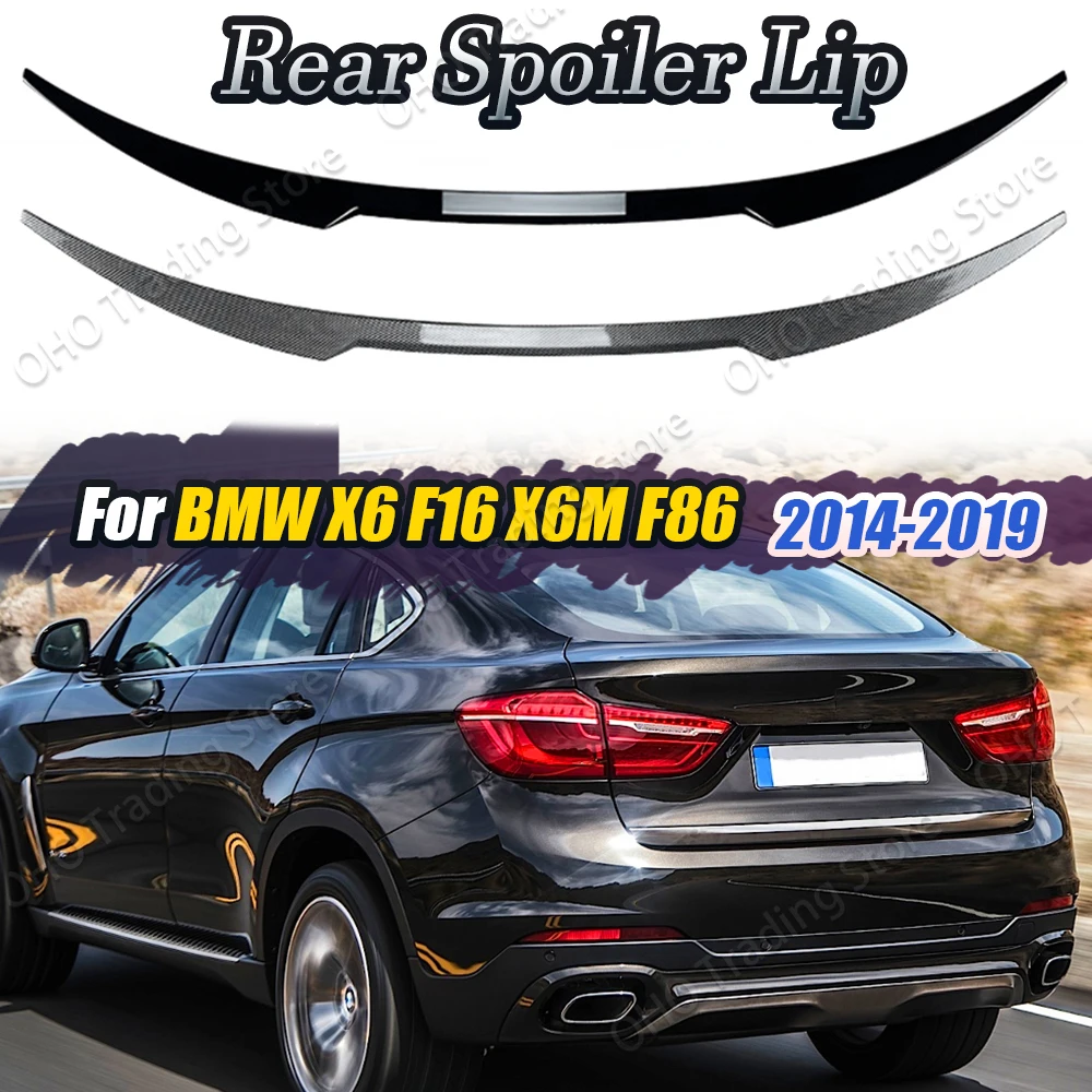 

M4 Style Car Rear Trunk Roof Spoiler For BMW X6 F16 X6M 2014 2015 2016 2017 2018 2019 Tail Wing Body Kits Tuning