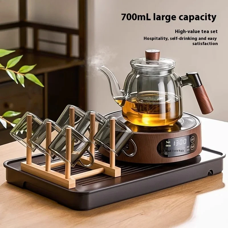 Glass Tea Pot Thickened Heat-resistant Boiling Kettle Tea Water Separation Large Capacity Tea Brewing Device