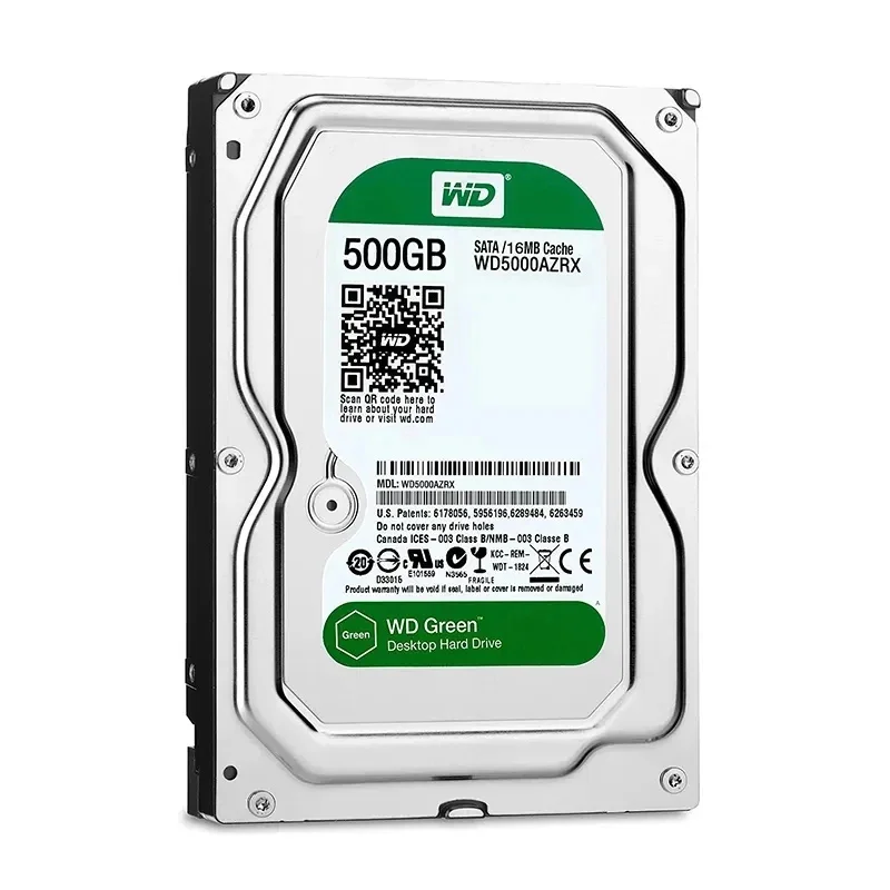 Western Digital Green 1TB 2TB 3TB 4TB 6TB 500GB 3.5-inch Internal Hard Drive IntelliPower 3TB SATAIII 6.0Gb/S 64MB Cache