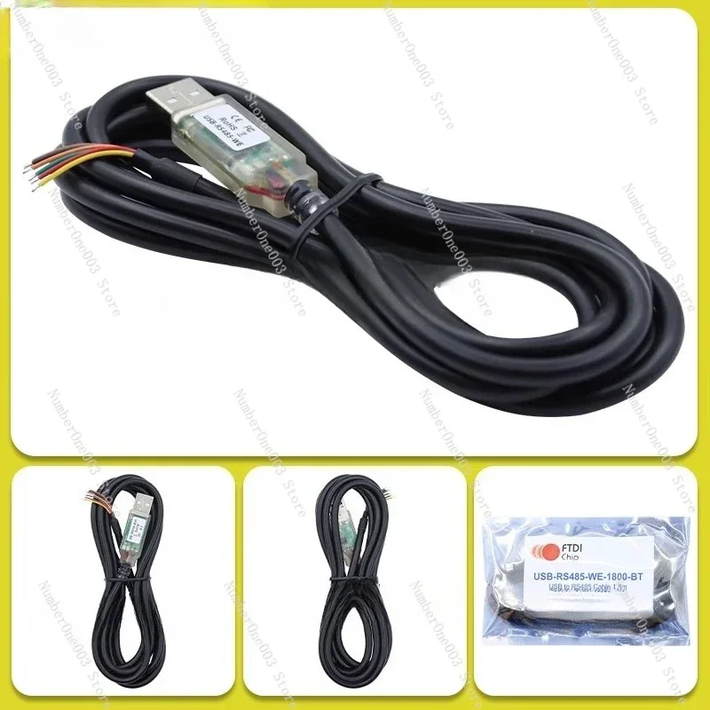 USB to RS485 Converter Cable 1.8m Wire End Embedded Serial Communication Adapter