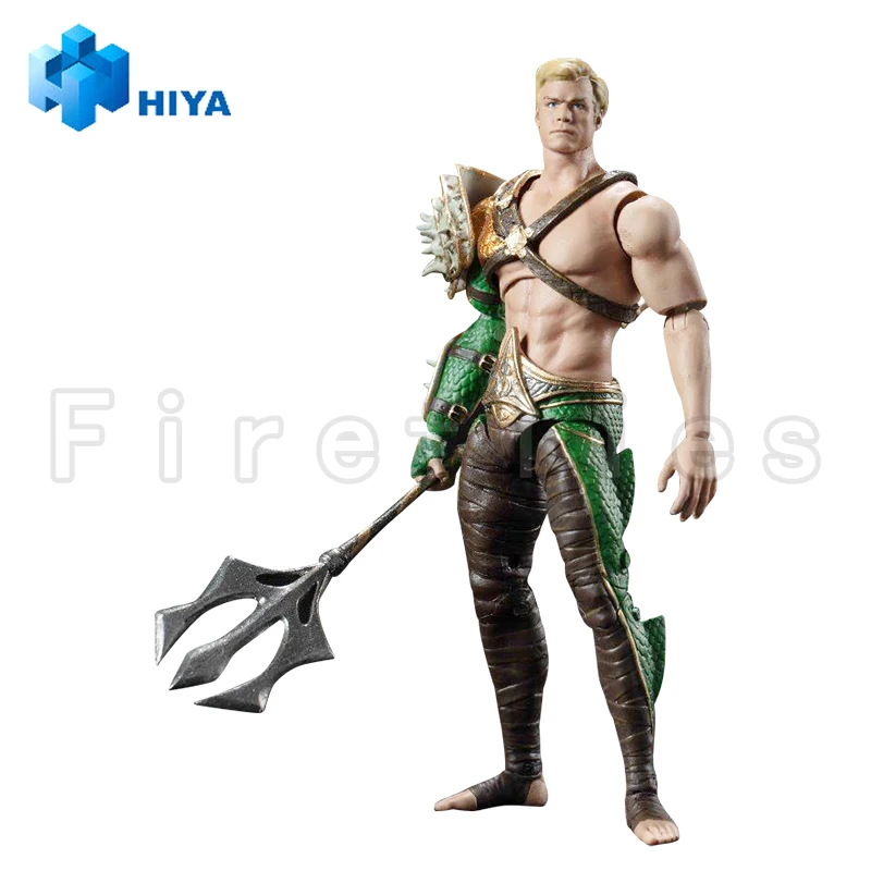 HIYA-figura de acción de 4 pulgadas, juguete de modelo de Anime, exquisita serie Mini, serie 2, Aquaman, 1/18