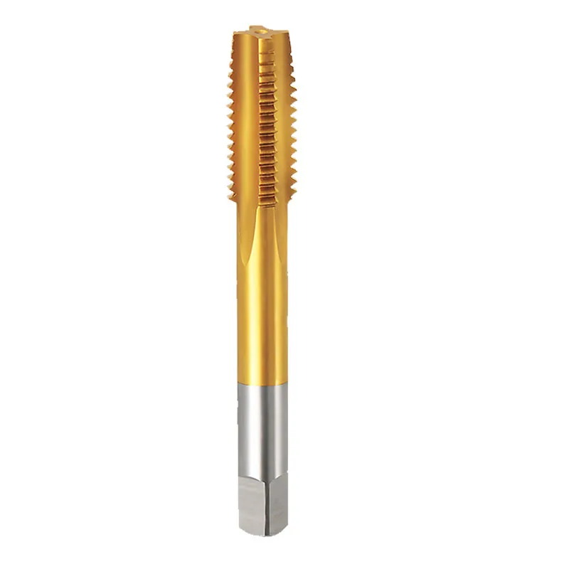 HSS Taps M2 M3 M3.5 M4 M5 M6 M8 M10 M12 M14 M16 Titanium Coated Machine Screw Tapping Threaded Tap Stainless Steel Processing