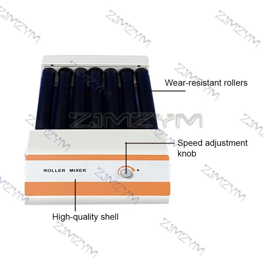 5/7ลูกกลิ้งเลือดผสมแนวนอน Rotator เลือดผสมหลอด Roller Rolling หลอดเก็บเลือดผสมกับจับเวลาความเร็ว110Rpm