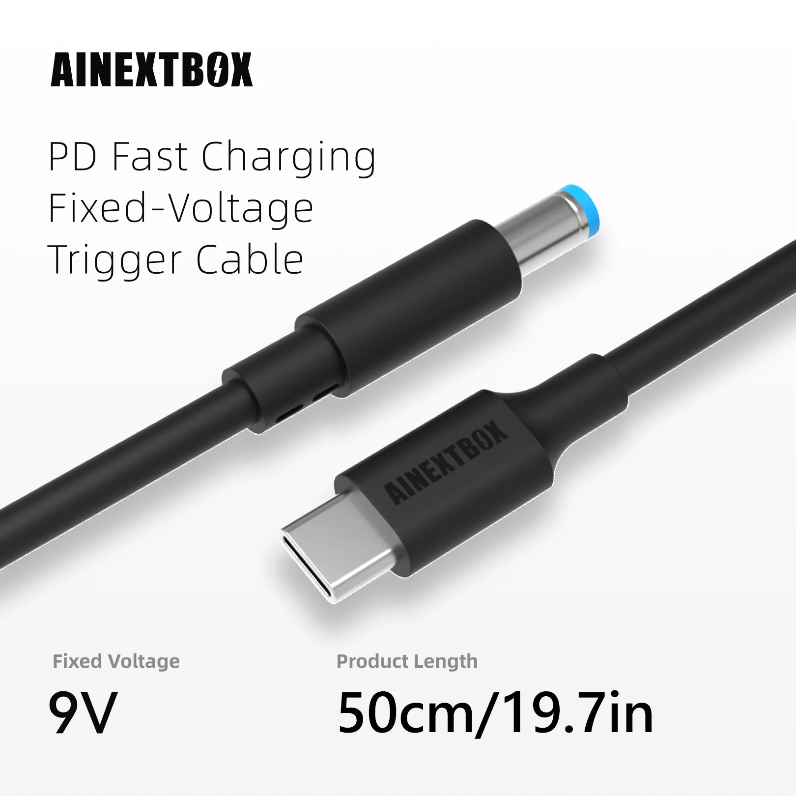 9-20V 5A 100W PD-Triggerkabel, Schnellladekabel mit Festspannung, Typ-C zu DC Stromkabel, Geeignet für Laptops / Router