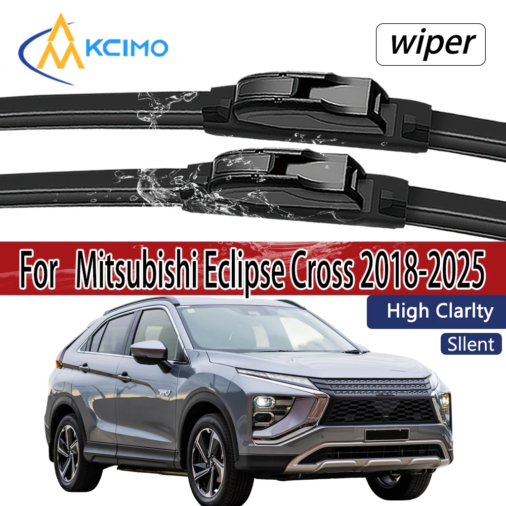 

For Mitsubishi Eclipse Cross 2018-2025 Front Windshield Wiper Blades 2pcs Windscreen Window Accessories