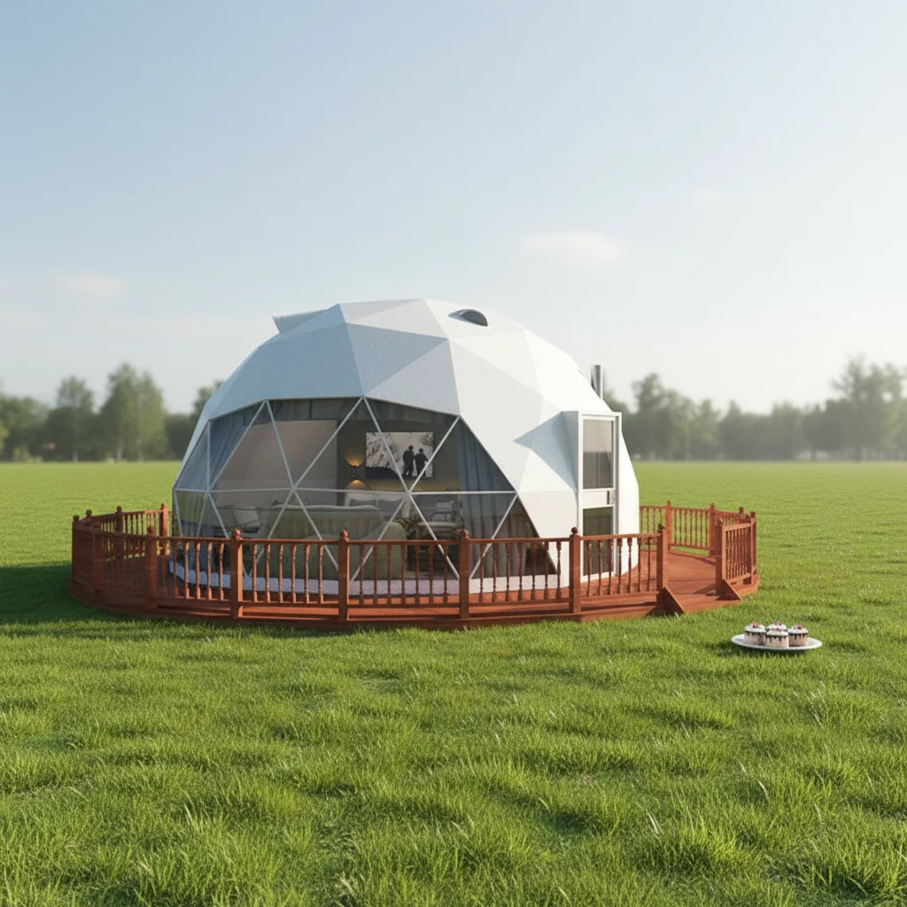 FOODLINE Glamping Tent Good Ventilation Luxury Camping Tent For Outdoor Mountain Glamping Family Camping Tour