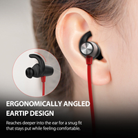 dodocool Magnetic Wireless Stereo Sports In-Ear Headphone with HD Mic CVC 6.0 Noise Cancellation for Most Bluetooth-enabled