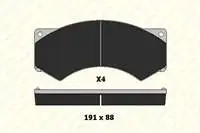 B2901723004KD20 for brake pad 85.12 (non-fisless)