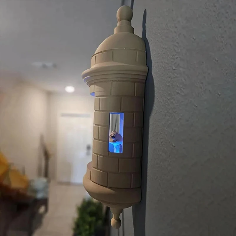 

Пуэрто-риканская настенная лампа Garita Coqui, домашний декор ручной работы, теплое окружающее освещение, сувенирный подарок Пуэрто-Рико для гордости Борикуа