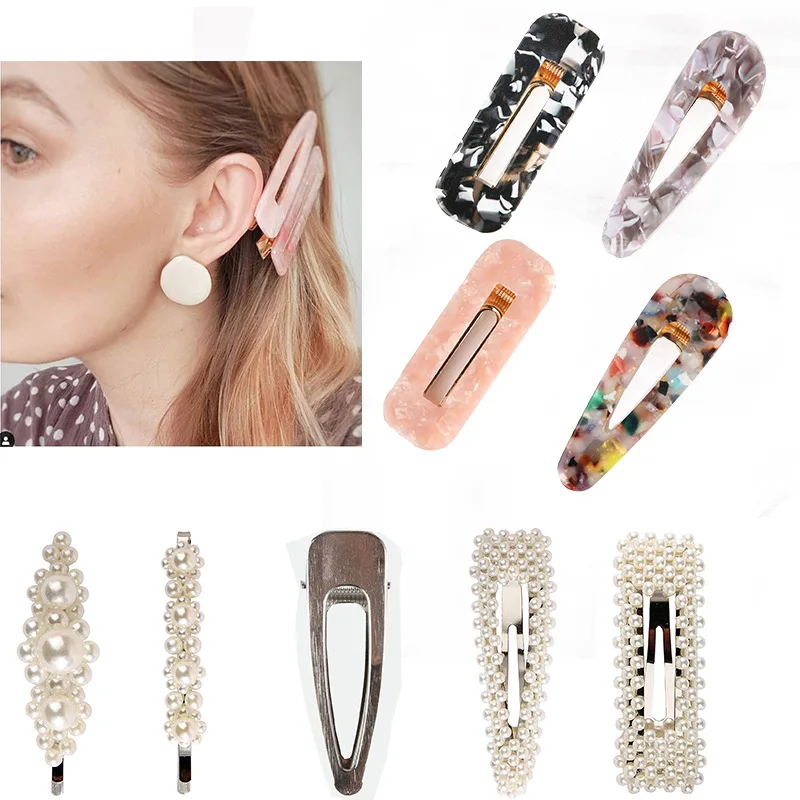 

Набор из 9 заколок для волос с жемчугом, элегантные заколки-зажимы для женщин и девушек, аксессуары для волос