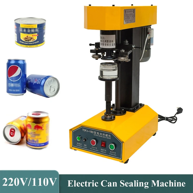 

Microcomputer version can sealing machine small food snack can packaging machine Suitable for sealing a variety of round cans