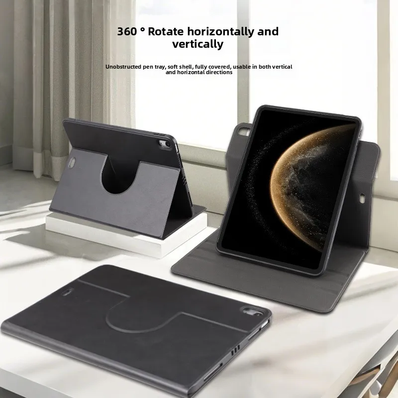

2026iPad Чехол для планшета M3/2024 M2/Air 7-й, 6-й, 5-й, 4-й поколений (2025/2024/2022/2020) 10,9-дюймовый чехол-подставка с 360 ° ротация
