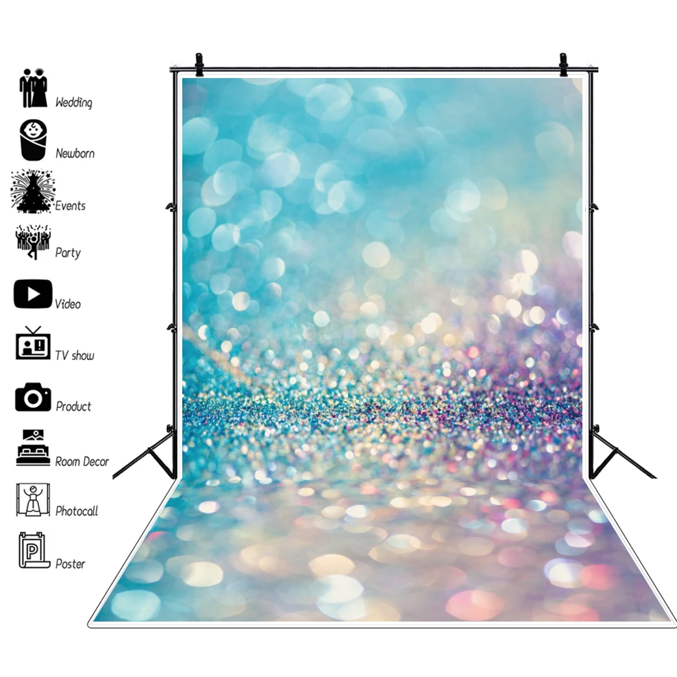 Laeacco الملونة البولكا نقطة ضوء خوخه حفلة طفل الوليد الخشب الطابق صورة خلفية التصوير خلفية الصورة استوديو الصور