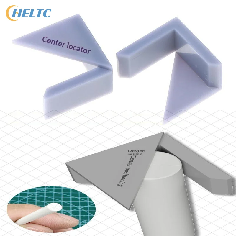 1/2/5Sets Model Center Locator Round Rod Center Drilling Positioning Tool For 1-10mm Diameter Rod For Model Customization