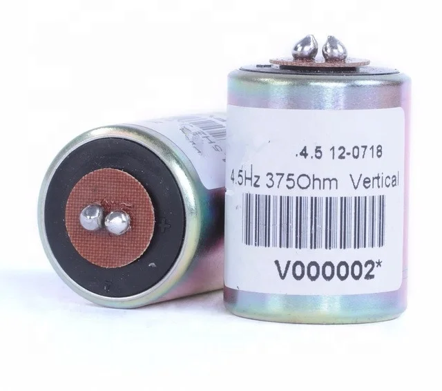 Geophone 4.5Hz Vertical /Horizontal Geophysical Equipment Seismic Refraction/Reflection Survey Single Geophone Geophone String