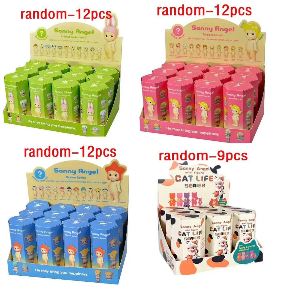 

Explosions Sonny Angel Hippers Animal Series Blind Box Random Cat Doll Desktop Car Phone Decoration Children Surprise Gift