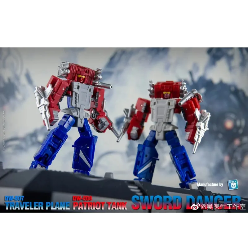 DR.WU DW-E07 Traveler Place / DW-E08 Patriot Tank Sword Dancer - สีเดิมและสีของเล่นตัวเลขขนาดเล็ก