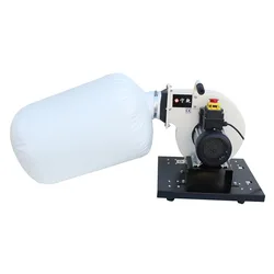 Dry woodworking dust collector movable single cloth bag horizontal portable lifting handle fan dust collector