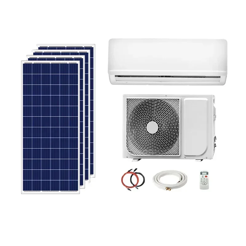 Efficient DC Solar Panel Off Grid Solar Air Conditioner For 24000btu Inverter Split Wall Mounted For Home