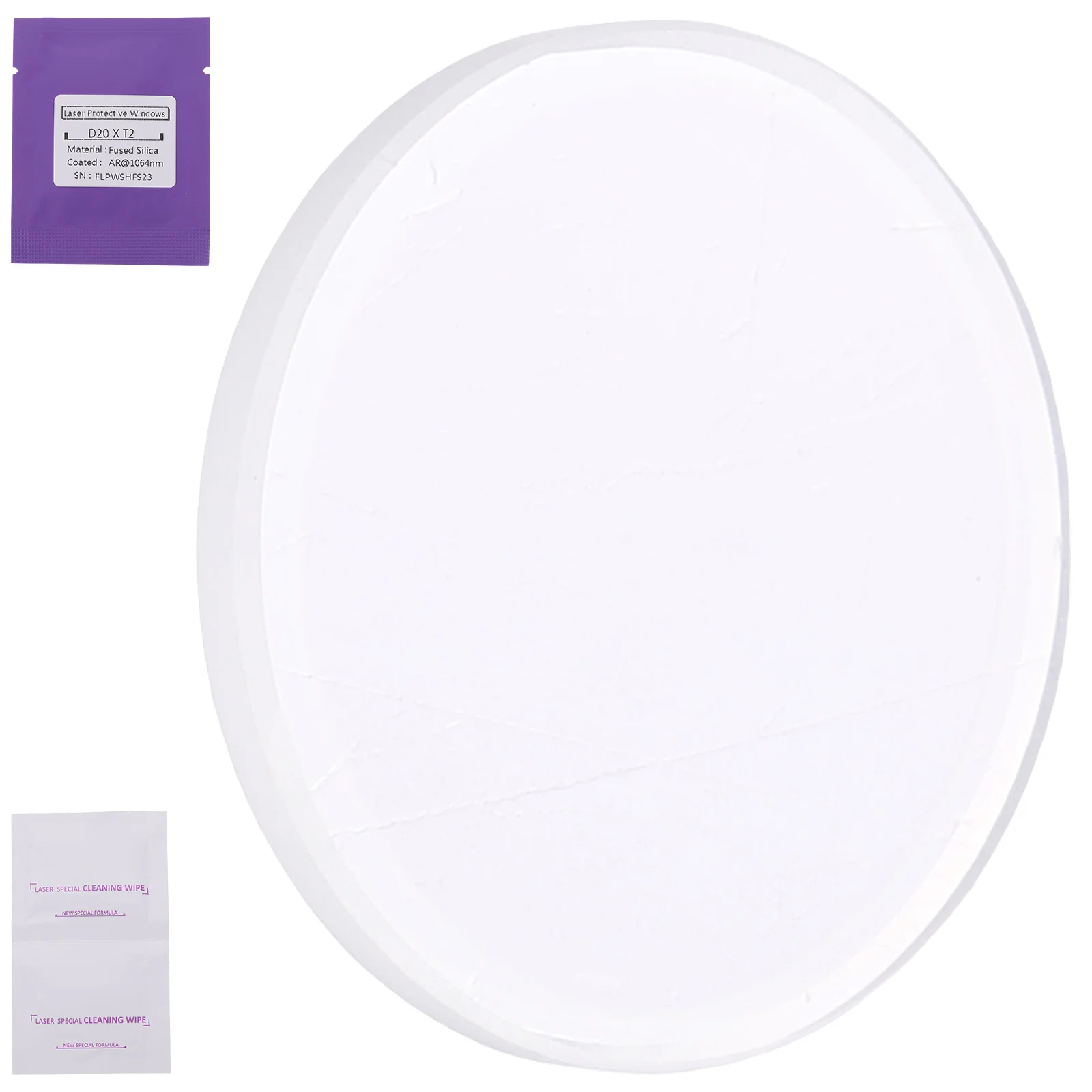 

Quartz Transparent Protective Lens for Coated Round Design High Transmittance Scratch Resistant Easy Installation