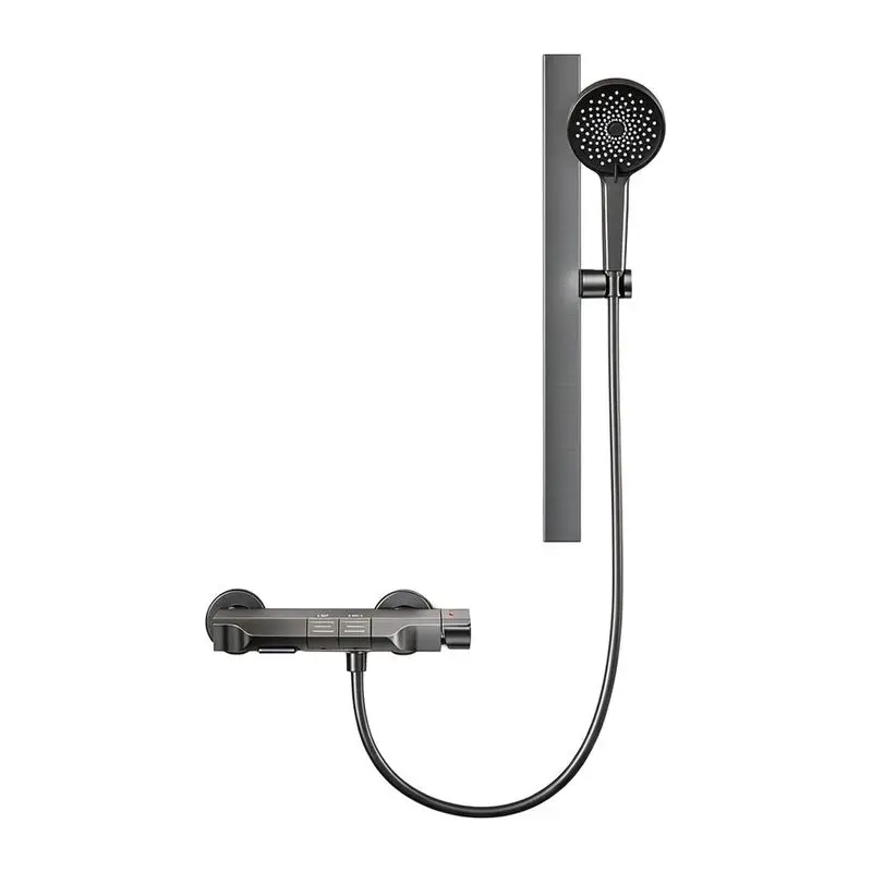 Household Bathroom Simple Shower Set Split Gray Shower Set Toilet Bathroom Pressurized Bath