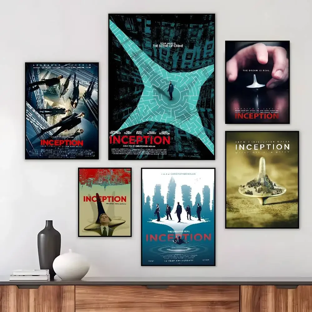 Poster Science Fiction I-Inception poster Art HD canvas advanced aesthetic Printing Paper Wall Art for Living Room Home Decor