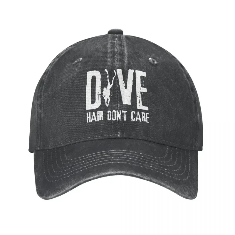 

Dive Hair Don'T Care Jeans Baseball Adjustable Hat Dad Scuba Diving Diver Cap Hats Spring Summer Casual Casquette