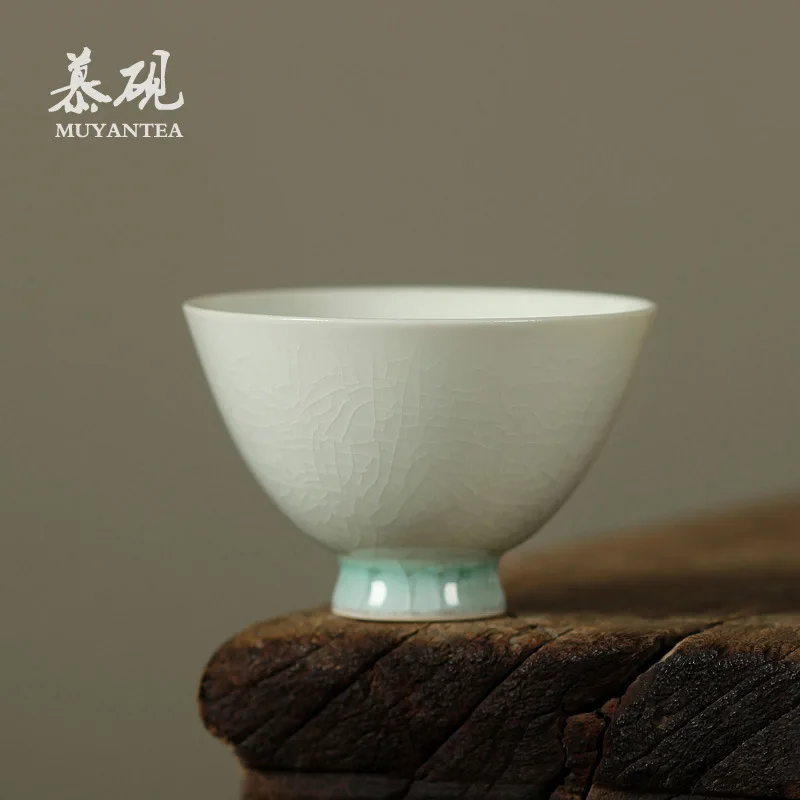 Mutaoyi Handmade Ceramic Teapot And Tasting Host Cup, Household Teacup, Glaze With Cracks, Can Be Nurtured, Japanese Style