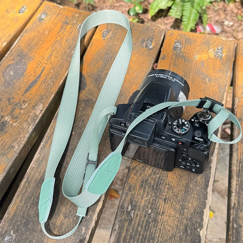 1pcs Black/Green/Pink Camera Shoulder Neck Strap Breathable Pressure Reducing Adjustable Camera Hanging Strap