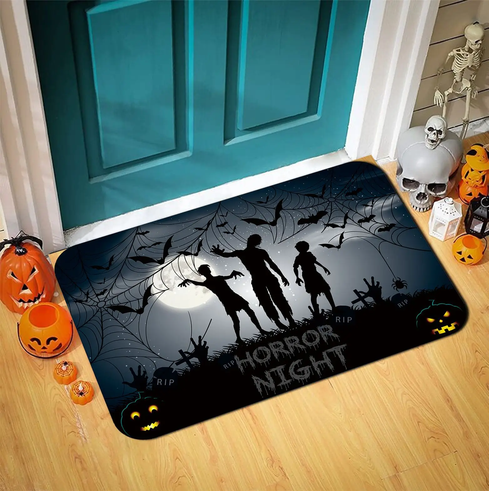 

Horror Claw Halloween Entrance Porch Candy Non-slip Mat Floor Mat Non-slip High-quality Water-absorbing Mat