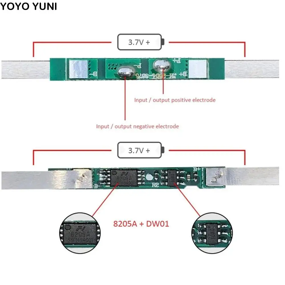 

Cell Module Overcharge Module PCB Board Li-ion Battery BMS Protection Protection Board 18650 Board Voltage Detection Circuit