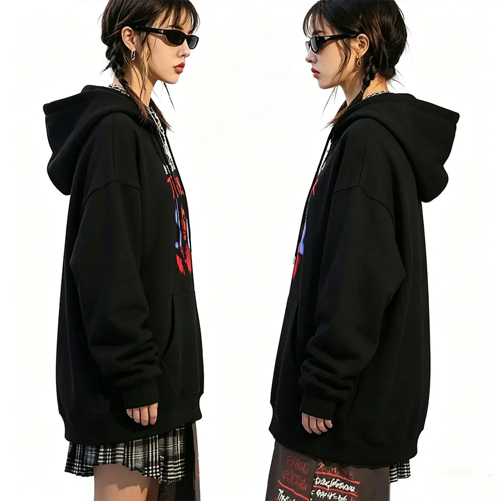 Classic Vintage Michael Jackson Thriller Hoodie Men Women Vintage Gothic Rock Pullover Hoodies Male Hip Hop Oversized Sweatshirt