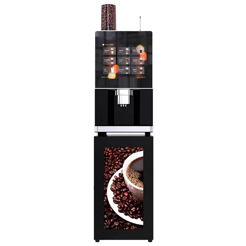 Freshly ground espresso vending machine
