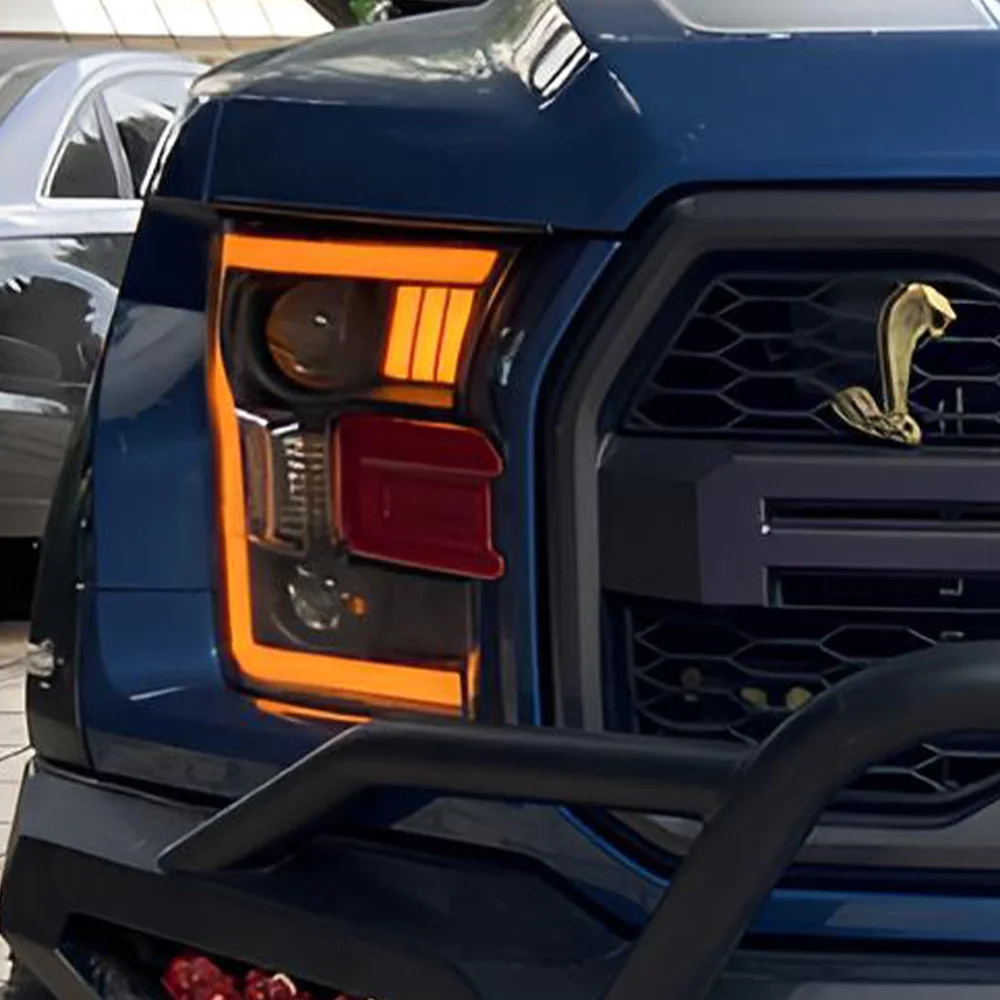 

For Ford Raptor F150 2015-2017 Car Front Lamps LED Auto Headlights Assembly Upgrade High Quality Projector Lens Car Accessories
