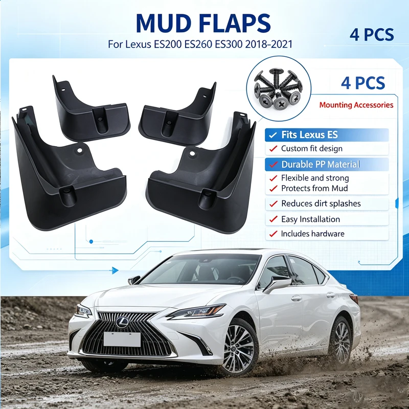 Suitable for Lexus ES200/ES260/ES300 auto parts soft rubber fender fender skin 18-21