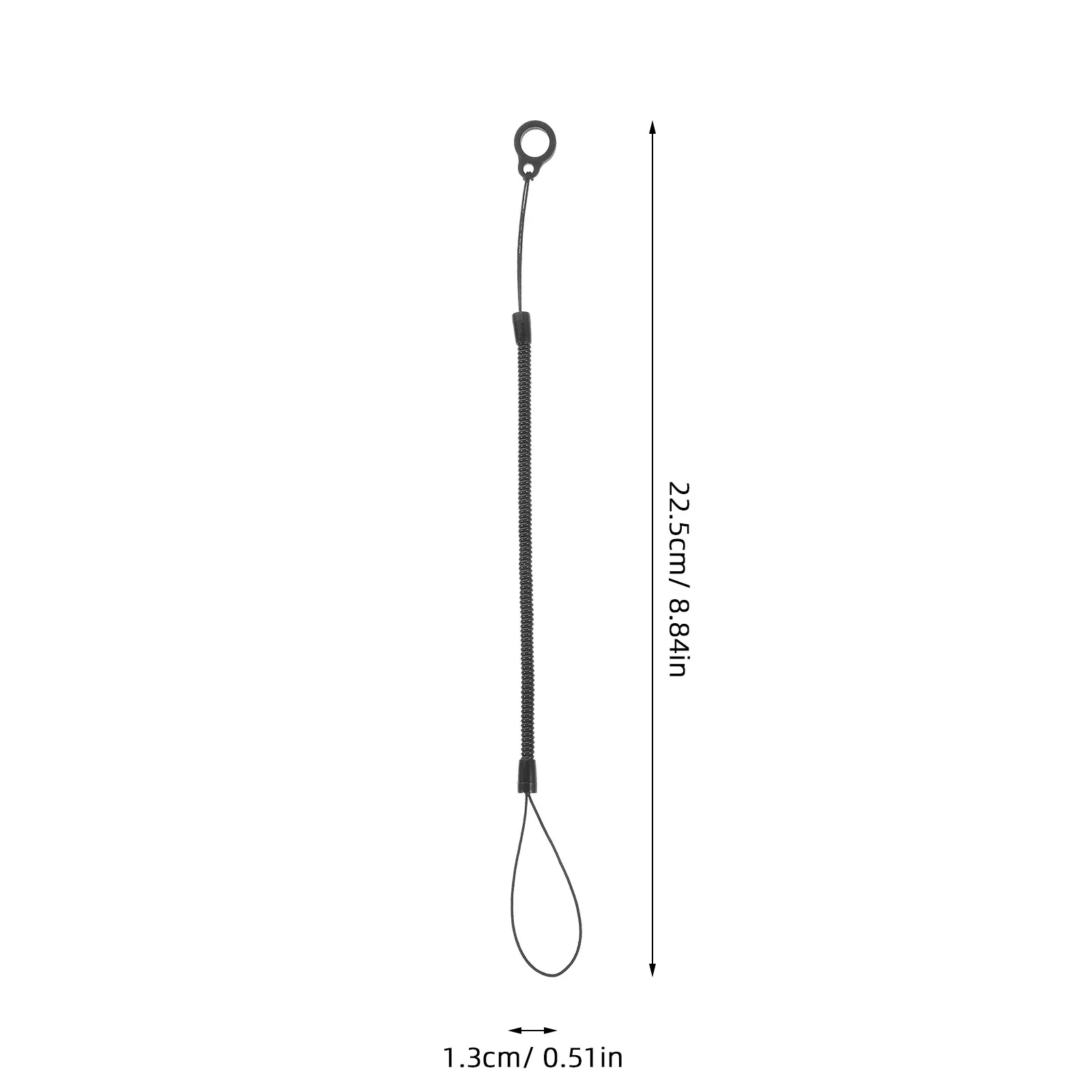 8 pcs Badge Holder Id Card Halloween Christmas New Year Lanyard Pen Anti Lost Elastic Tether Stylus Anti-lost Spring Rope Steel