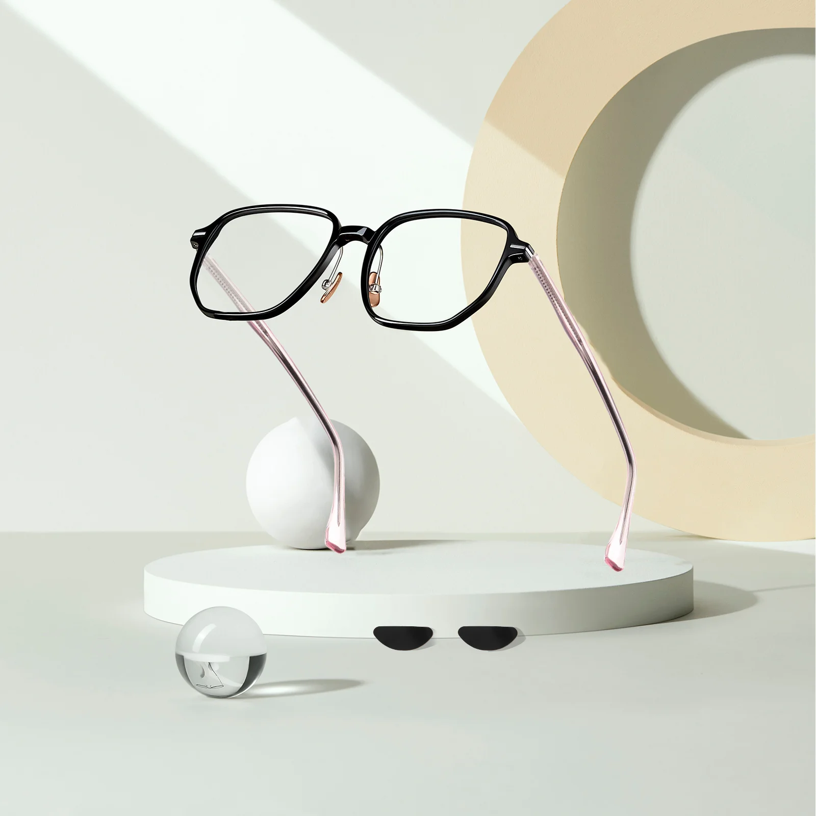 

20Pairs Self-Adhesive Silicone Nose Pads Anti-Slip Soft Glasses Nose Cushions for Eyeglasses Sunglasses Protective Replacement