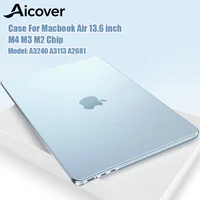 Funda para Laptop 2026 para Macbook Air 13.6 pulgadas M4 M3 M2 2025 2024 2022 A3240 A3113 A2681, Funda Ultra Delgada Mate