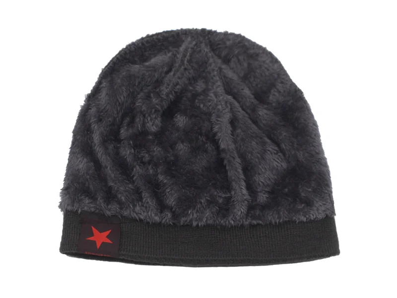 Skullies Beanies Warme Herren Beanie Mütze Wintermützen für Damen Herren Strickmütze Fünf-Sterne Stav Österreich Mohamed Homme Skull Gorro Bonnet Caps – Detail 12