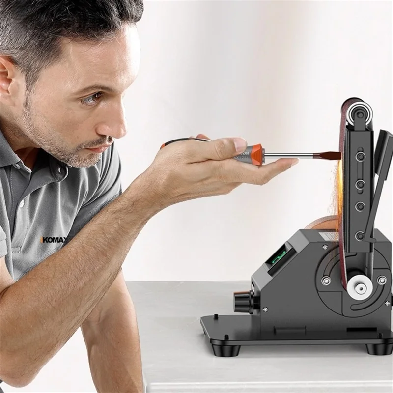 

Small Sander Electric Knife Sharpener Home Table Grinding Motor Adjustable Speed Polisher Machine