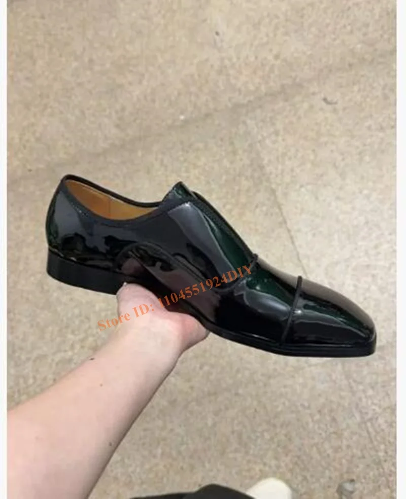 Designer-Slipper mit Nieten und erhöhtem Leder zum Schnüren für Herren, Übergröße 47