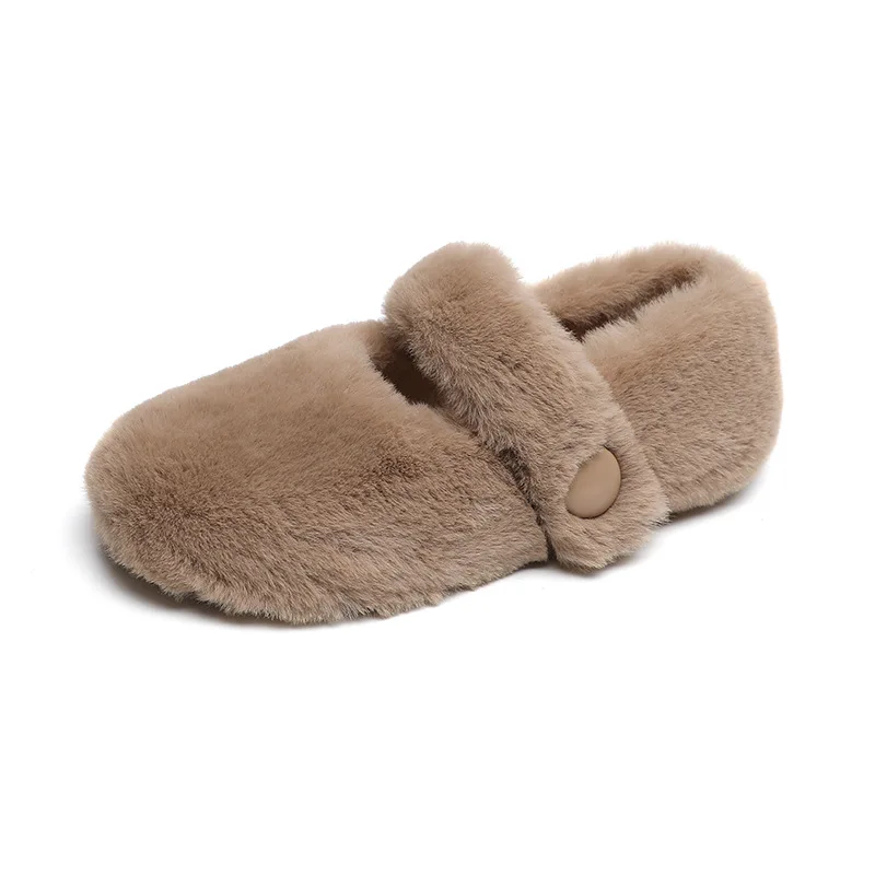 Shallow Mouth Moccasin Shoes Round Toe Slip-on Casual Female Sneakers Dress Flats Women Moccasins Slip On Retro Winter Lace-Up S