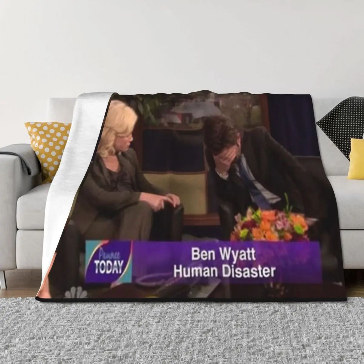 Ben Wyatt - Human Disaster Throw Blanket Luxury Designer Personalized Gift Bed Fashionable Kid'S Blankets