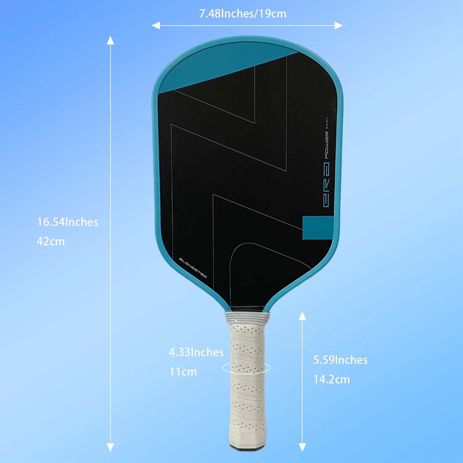 Pickleball Paddle ERA Power - Elongated Dynamic Fusion Core T700 Carbon Fiber - Image 6