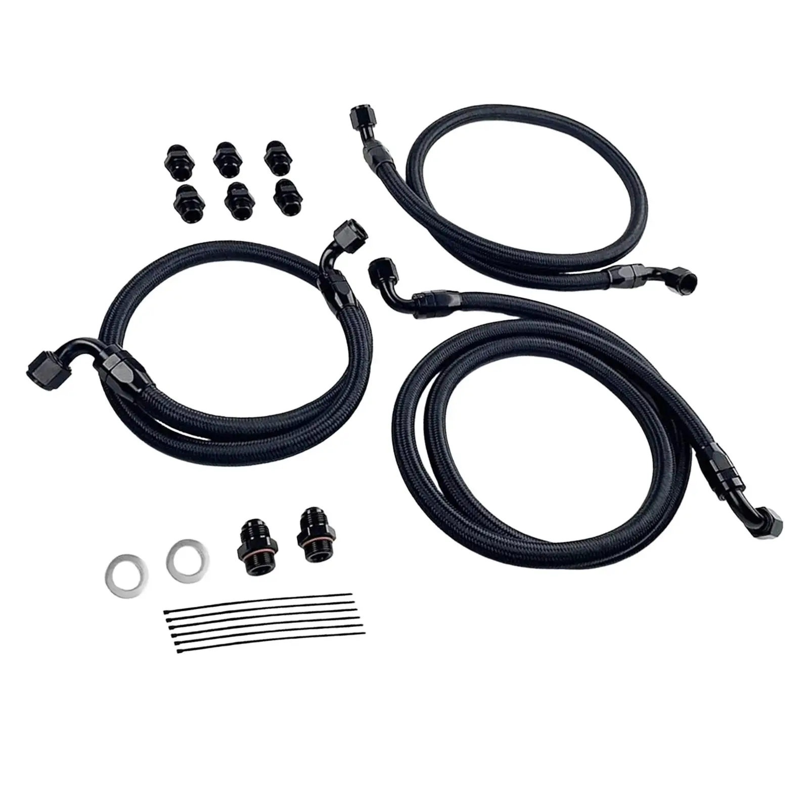 Cooler Hose Line Kit ,Replaces Prevent Leaks ,0.5 inch Hydraulic