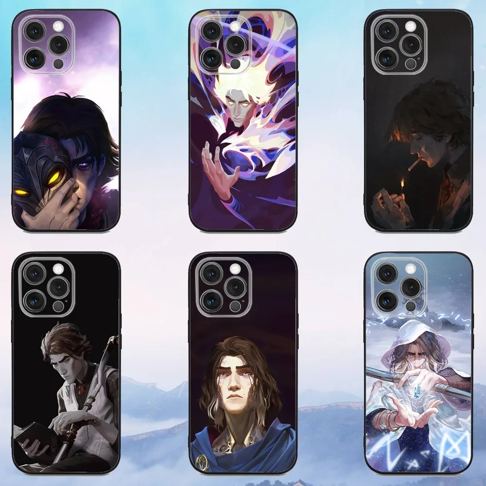 

A-Arcane V-Viktor Phone Case For iPhone 16e,16,15,14,13,12,11,Pro,X,XS,Max,XR,Plus,Mini Soft Black Cover