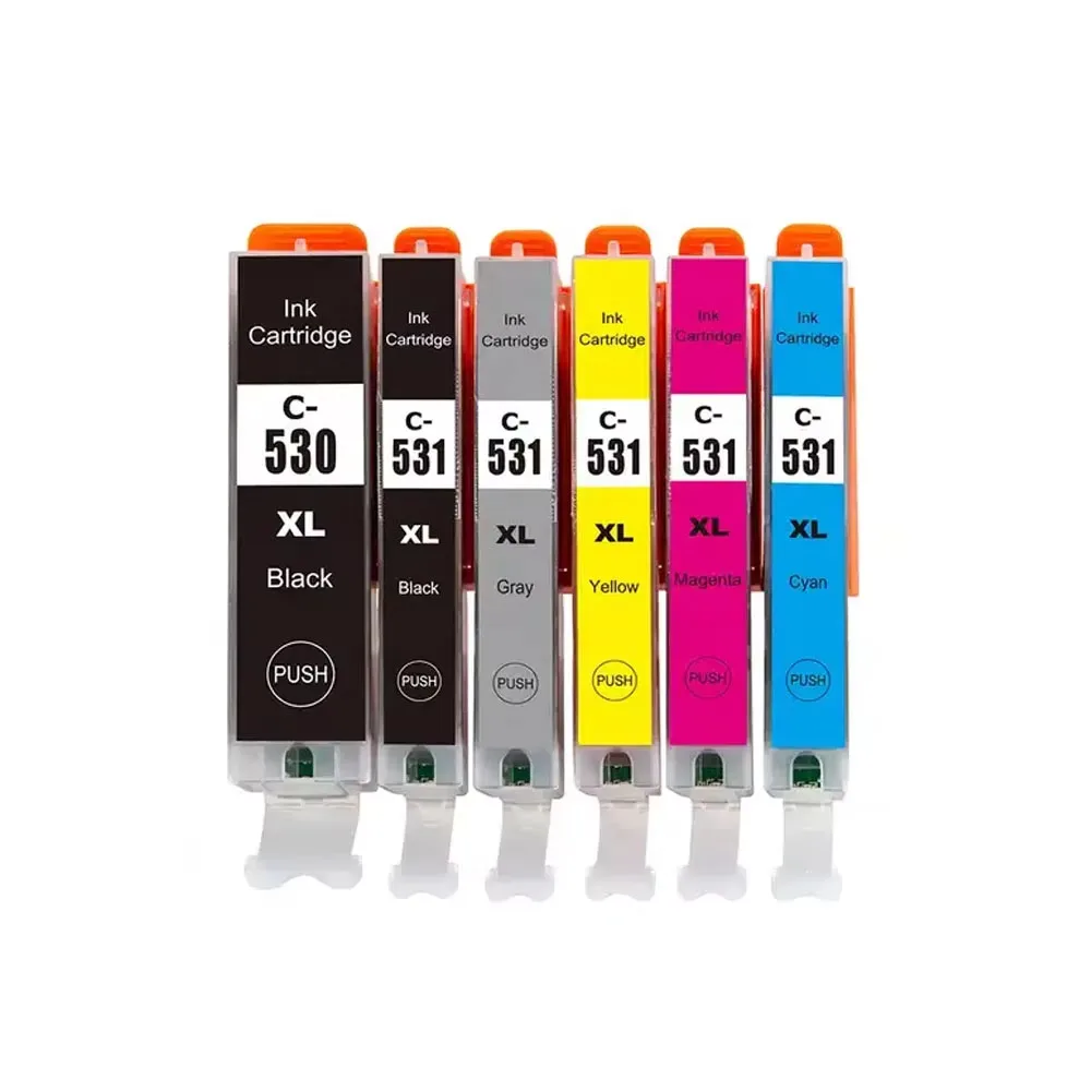 Kompatybilny wkład atramentowy Canon 530XXL PGI 530 CLI 531XXL PGI-531 CLI-531 do drukarki Canon Pixma TS8750 TS8751 — zdjęcie produktu 7