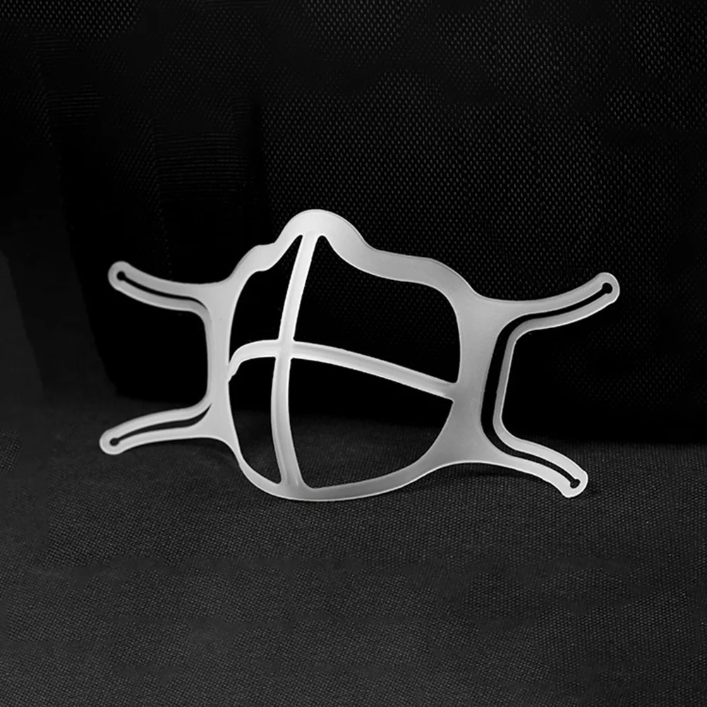 5Pcs Silicone Mask Inner Bracket Breathable Support Frame 3D Mask Holder Reusable Cool Comfortable Airflow Insert